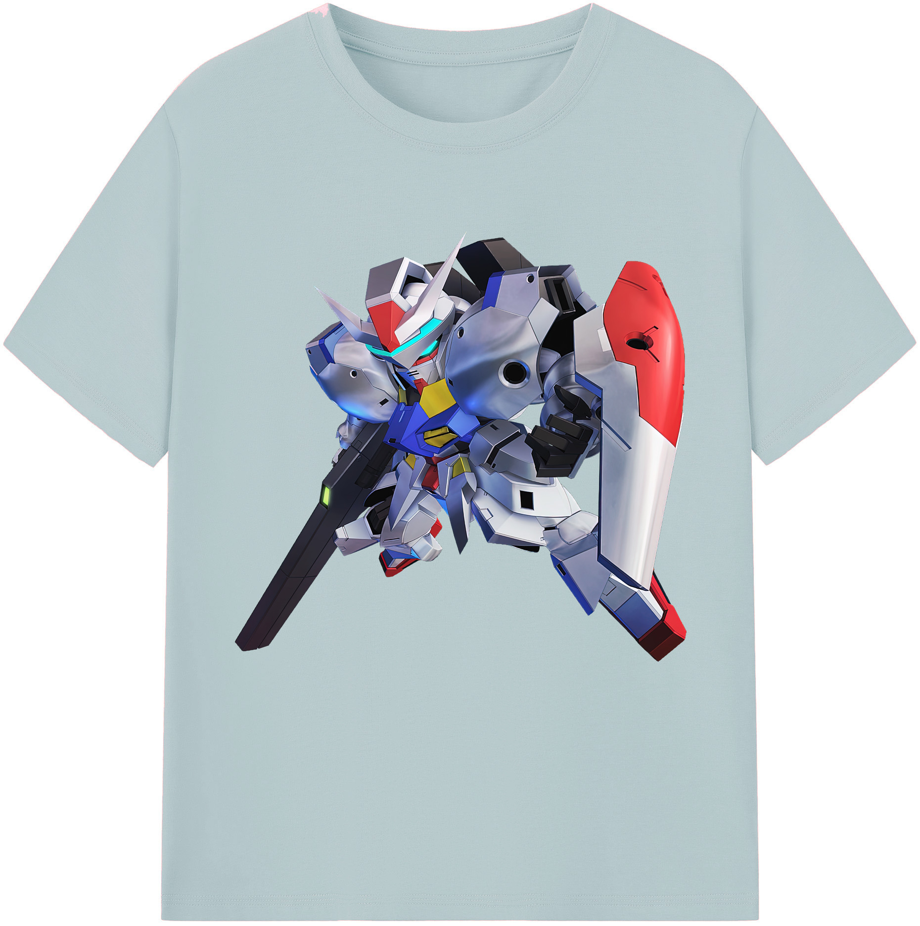（画像用） 機動戦士ガンダム Mobile Suit Gundam 綿100％半袖Tシャツ（フロントプリント）